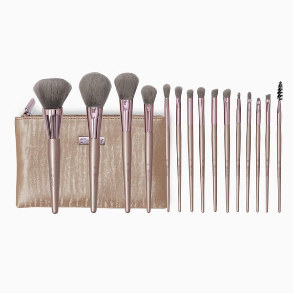 BH Cosmetics Lavish Elegance 15 piece Brush Set With Cosmetic Bag - Pinoyhyper