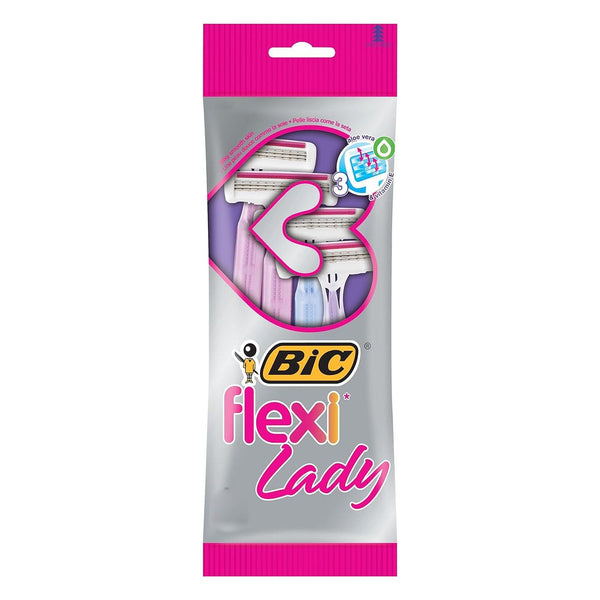 Bic Flexi Lady Disposable Razor - 3pcs - Pinoyhyper