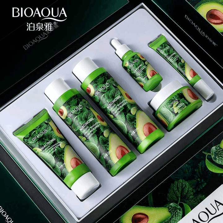 BIOAQUA Professional Natural Skin Care Avocado Face Skin Care Sets - Pinoyhyper
