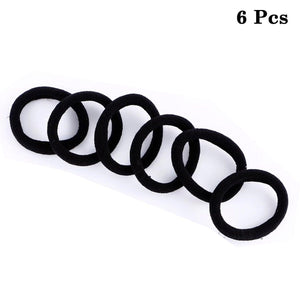 Black Rubber Bands - 6 Pcs - Pinoyhyper