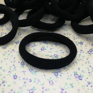 Black Rubber Bands - 6 Pcs - Pinoyhyper
