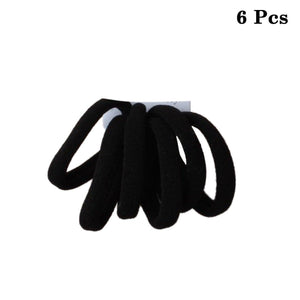 Black Rubber Bands - 6 Pcs - Pinoyhyper