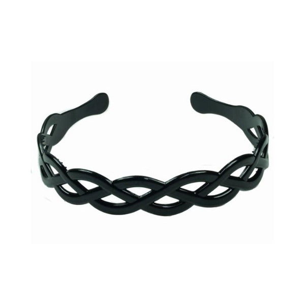 Black Weave Plastic Headband - Pinoyhyper