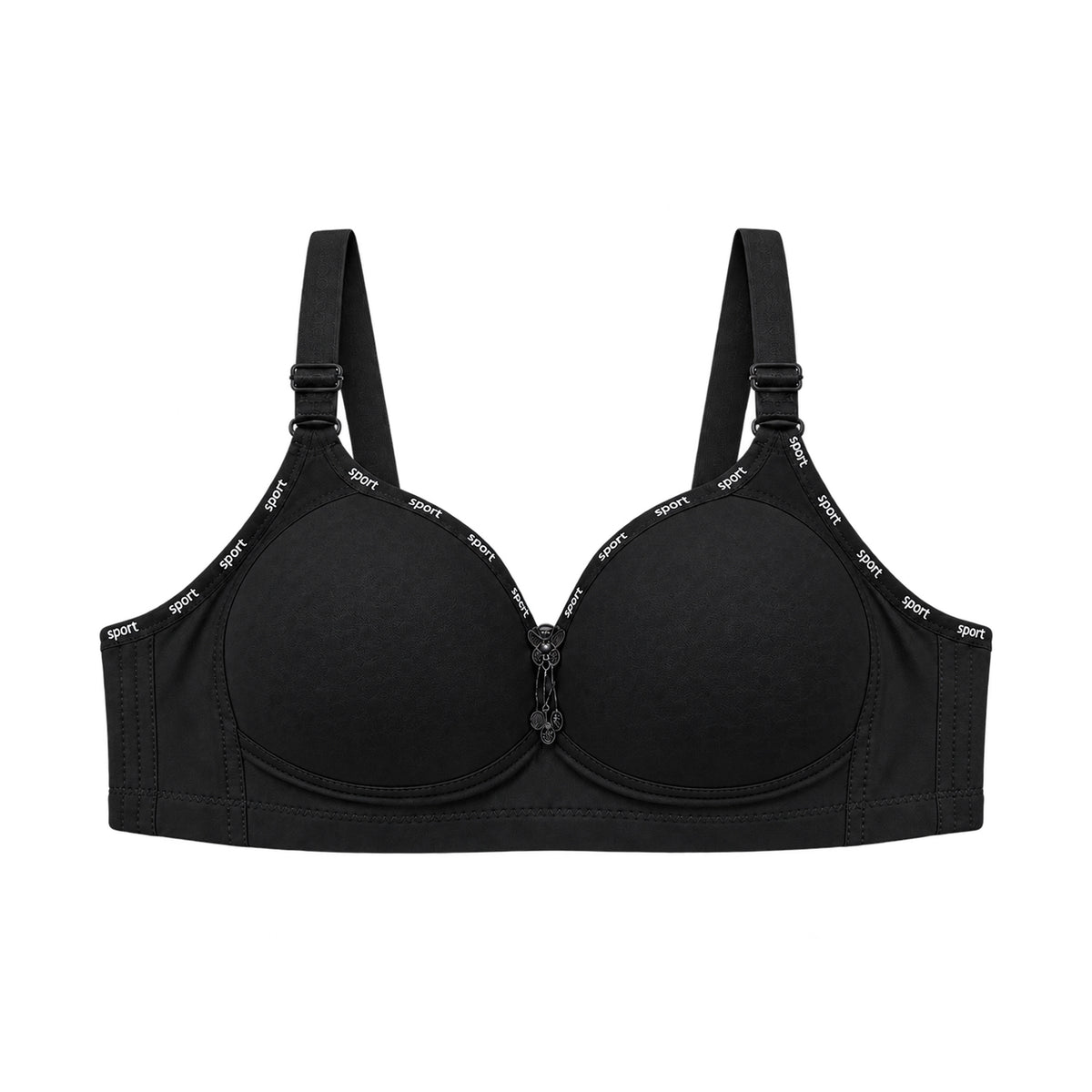 Women’s Full Coverage Padded Sports Bra with Adjustable Straps - 2204