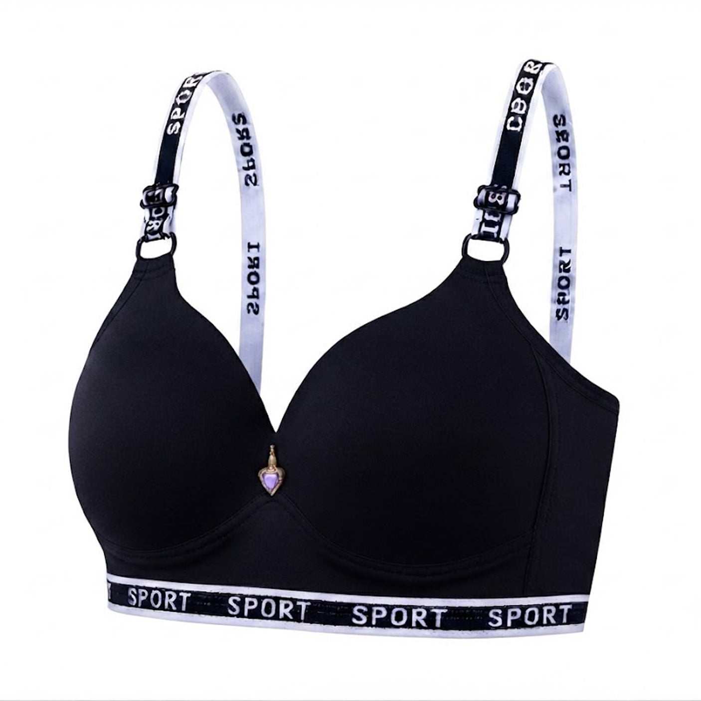 Elastic Band Seamless Active Bra - C5899