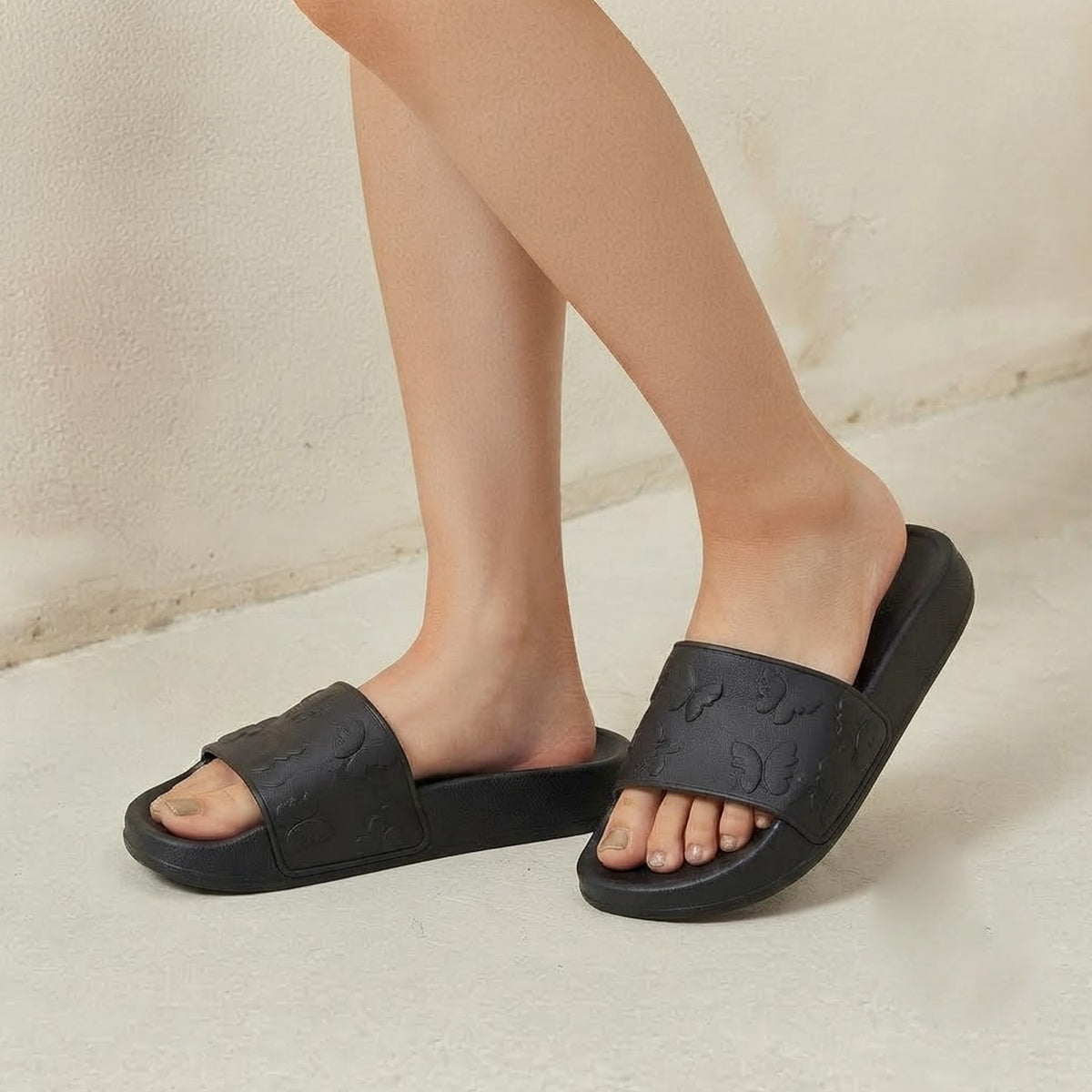 Small Butterfly Women's Slide Slippers & Sandals - H-2611