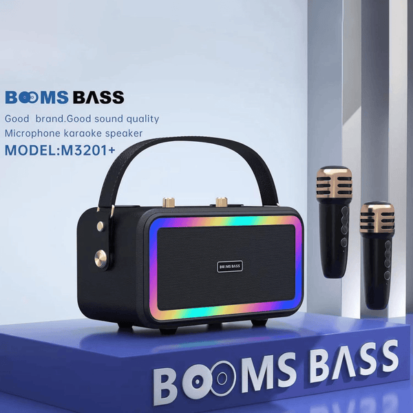 Booms Bass Portable & Wireless Karaoke Speaker - M3201+ - Pinoyhyper