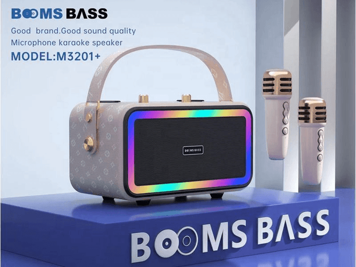 Booms Bass Portable & Wireless Karaoke Speaker - M3201+ - Pinoyhyper