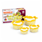 Magnolia Designer Insulated Hot Pot Set of 4