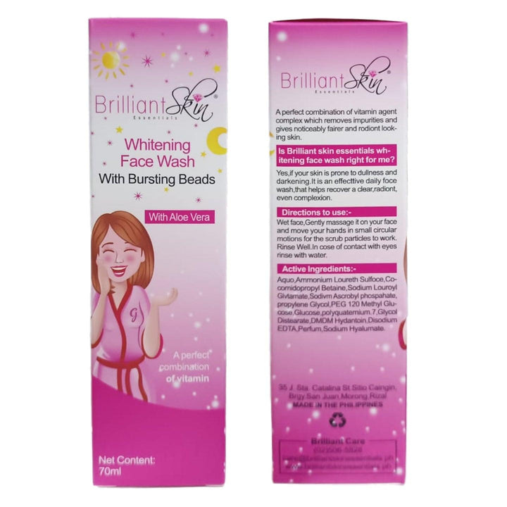 Brilliant Skin Whitening Face Wash - 70ml - Pinoyhyper