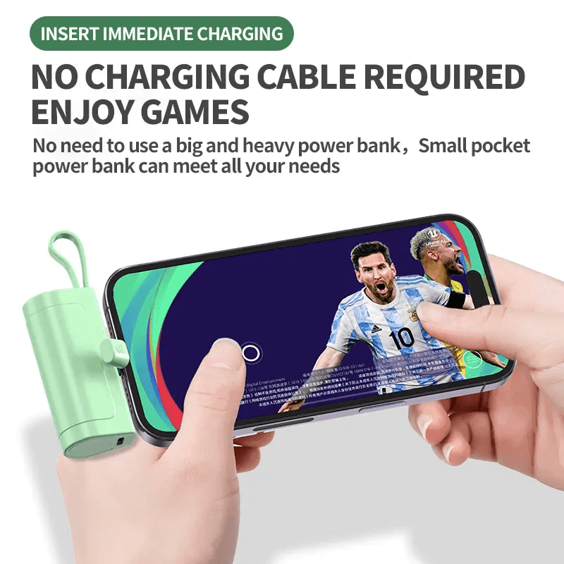 Buku Mini Portable Fast Charging Power Bank 5000mAh MG-G89 - Pinoyhyper