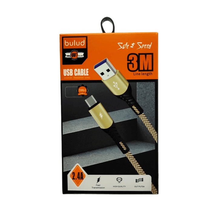 Bulud Fast Transmission 2.4A USB Cable - Micro - Pinoyhyper