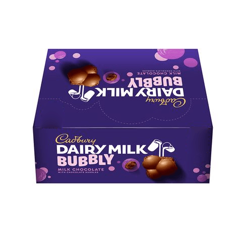 Cadbury Dairy Milk Bubbly Chocolate - 28g × 12 Pack - Pinoyhyper