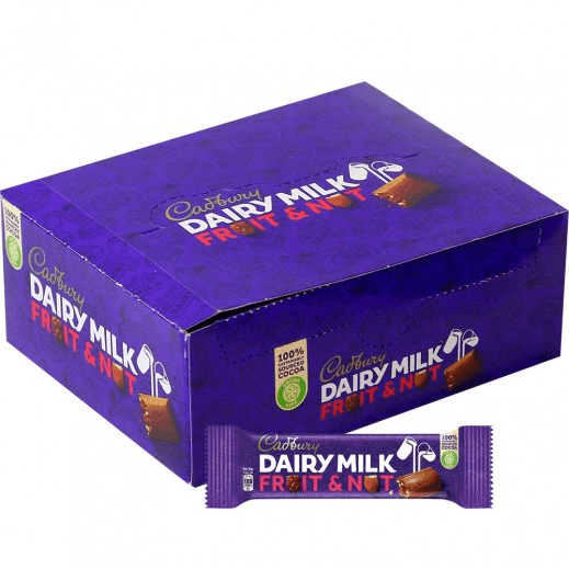 Cadbury Dairy Milk Fruit & Nut Chocolate - 35g × 12 Pack - Pinoyhyper