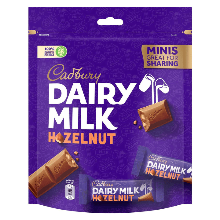 Cadbury Dairy Milk Hazelnut Chocolate Sharing Pack - 2 × 168g - Pinoyhyper