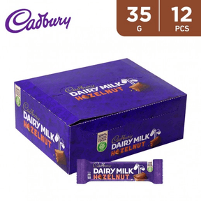 Cadbury Dairy Milk Hazelnuts Chocolate - 35g × 12 Pack - Pinoyhyper