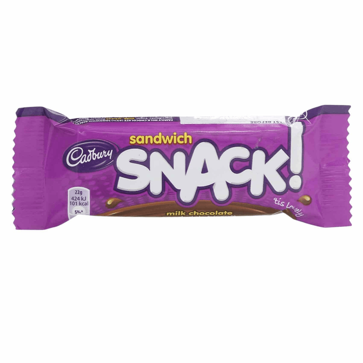 Cadbury Snack Sandwich Milk Chocolate - 22g - Pinoyhyper
