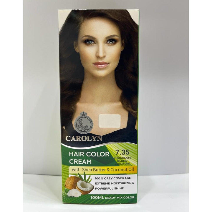 Carolyn Hair Color Cream With Shea Butter & Coconut Oil - 7.35 Chocolate Blond - Pinoyhyper
