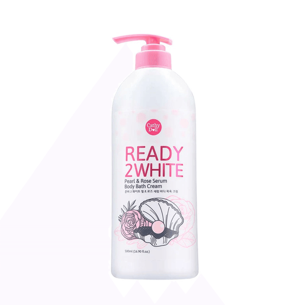 Cathy Doll Ready 2 White Pearl & Rose Serum Body Bath Cream - 500ml - Pinoyhyper