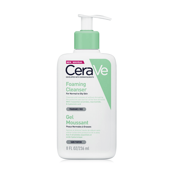 CeraVe Foaming Cleanser For Normal To Oily Skin - 236ml - Pinoyhyper