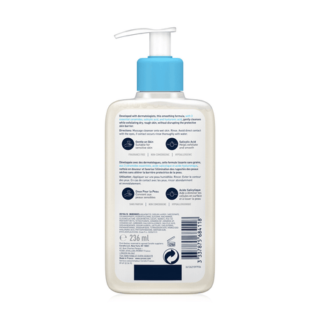 CeraVe SA Smoothing Cleanser For Normal, Dry And Rough Skin - 236ml - Pinoyhyper