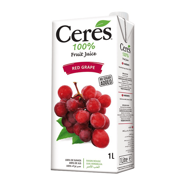 Ceres 100% Fruit Juice Red Grape - 1Ltr - Pinoyhyper