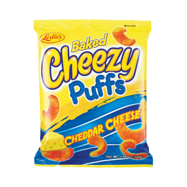 Cheezy Puff Cheddar 55g - Leslies - Pinoyhyper