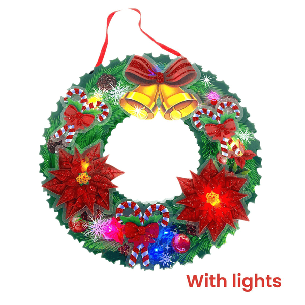 Christmas Decoration Hanging Ornaments With Light Door Hanging - 3625 - Pinoyhyper