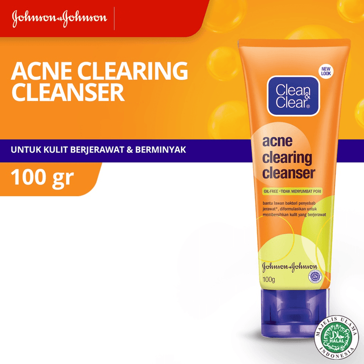 Clean & Clear Acne Clearing Cleanser Face Wash - 100g - Pinoyhyper