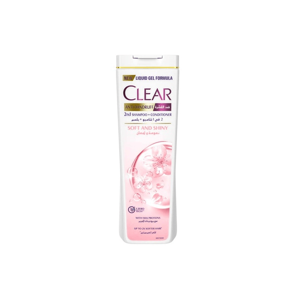 Clear Anti-Dandruff Shampoo Soft & Shiny - 400ml - Pinoyhyper