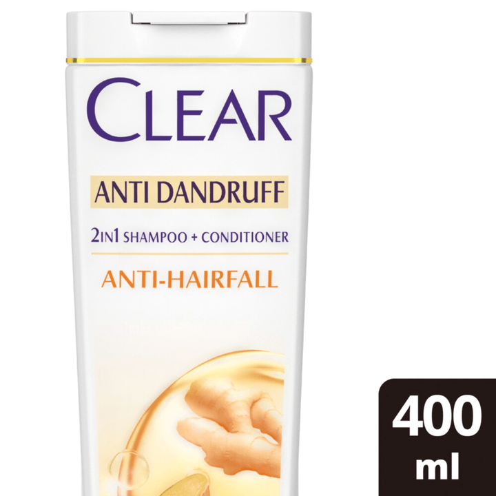 Clear Anti Hair Fall Shampoo With Ginger Root - 400ml - Pinoyhyper