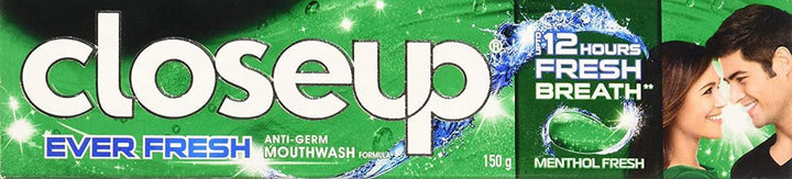 Closeup Anti-Bacterial Toothpaste Menthol Fresh 150ml - Pinoyhyper