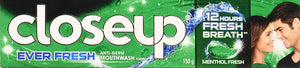 Closeup Anti-Bacterial Toothpaste Menthol Fresh 150ml - Pinoyhyper