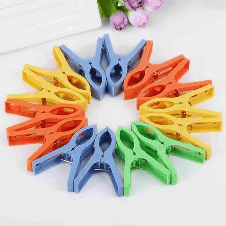 Clothes Pins Heavy Duty Clips - 12 Pcs - Pinoyhyper