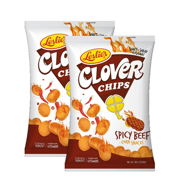 Clover Chips Spicy Beef - 85gm - Leslies (1+1) Offer - Pinoyhyper