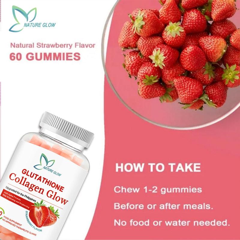 Nature Glow Glutathione Collagen Glow Strawberry