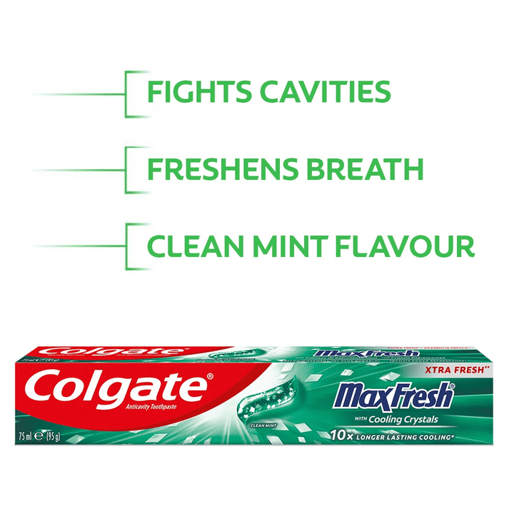 Colgate Max Fresh Clean Mint Gel Toothpaste - 4 x 75ml - Pinoyhyper