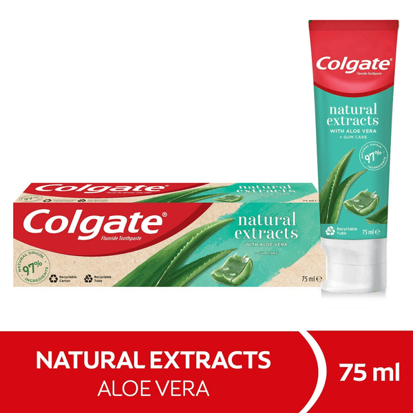 Colgate Toothpaste Naturals Extracts With Aloe Vera + Gum Care - 100g - Pinoyhyper