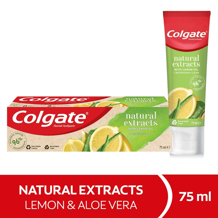 Colgate Toothpaste Naturals Extracts With Lemon Oil - 100g - Pinoyhyper