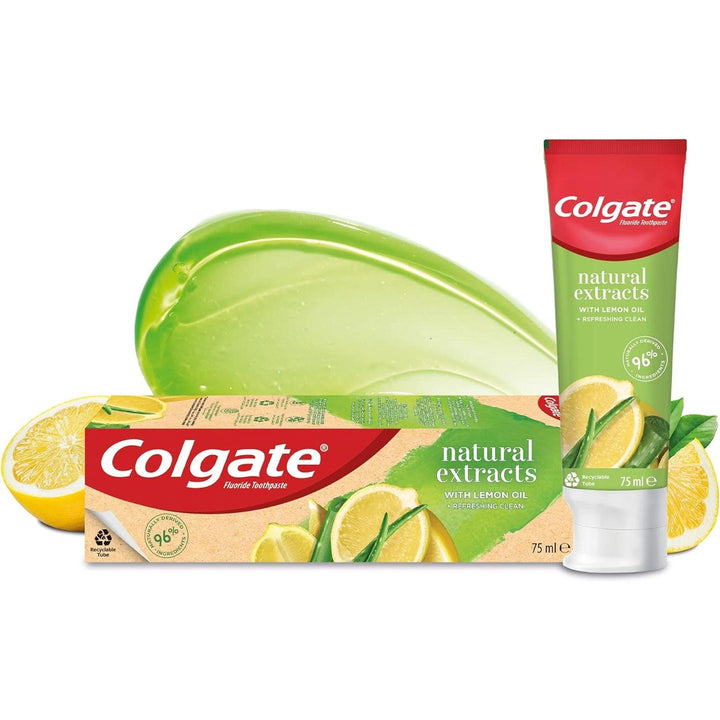 Colgate Toothpaste Naturals Extracts With Lemon Oil - 100g - Pinoyhyper