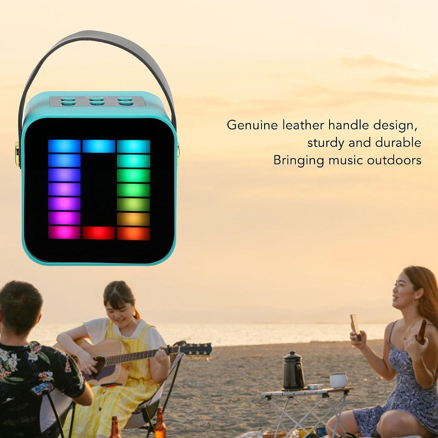 Colorful Portable Karaoke Speaker with Mic - ZX 01 - Pinoyhyper