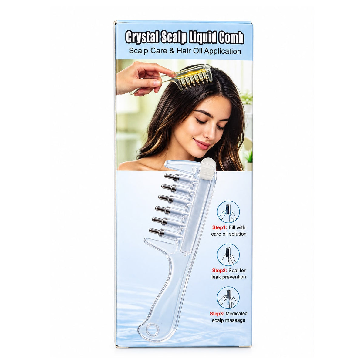 Crystal Scalp Liquid Hair Comb