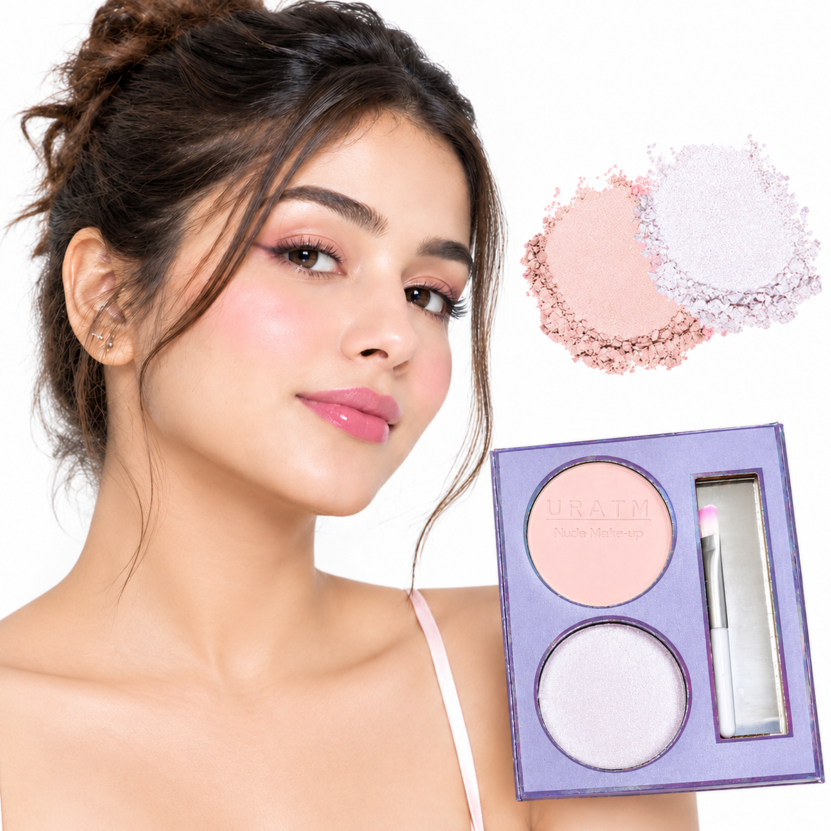 Uratm 34 Shades Complete Makeup Kit - U008
