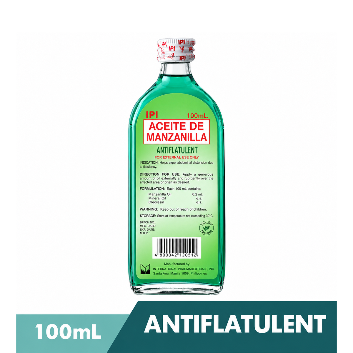 IPI Aceite De Manzanilla - 100ml