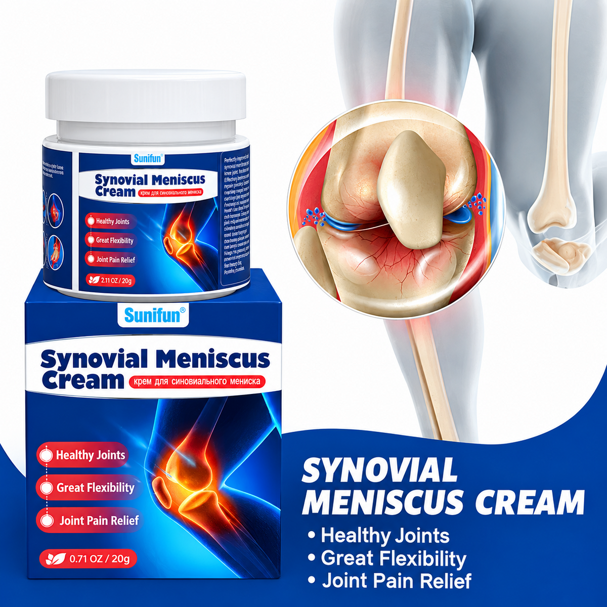 Sumifun Synovial Meniscus Joint Pain Relief Cream - 20g