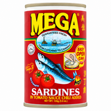 Mega Sardines Hot 155g