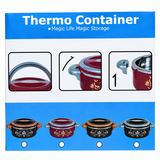 Insulated Hot Pot Dishes Food Warmer Container - 5 Pcs Set