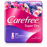 Carefree Pantyliner Super Dry 8Liners