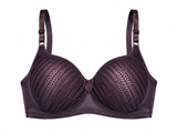 Premium Textured Full Coverage Comfort Bra with Adjustable Straps - TCBAS05