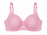 Premium Textured Full Coverage Comfort Bra with Adjustable Straps - TCBAS05